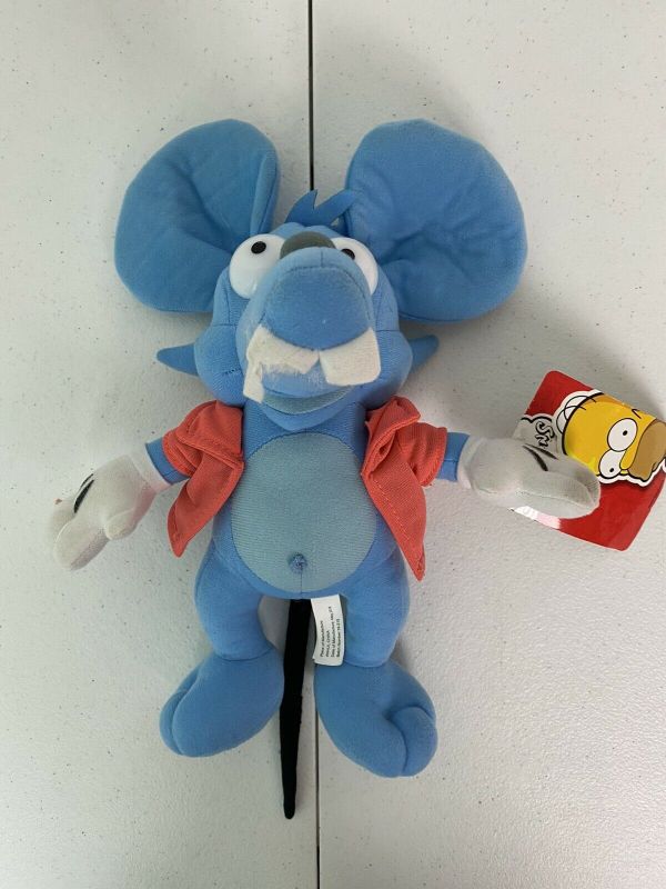 Simpsons Mouse The Simpsons - Itchy And Scratchy Show Itchy Plush Stuffed Animal 9 ...