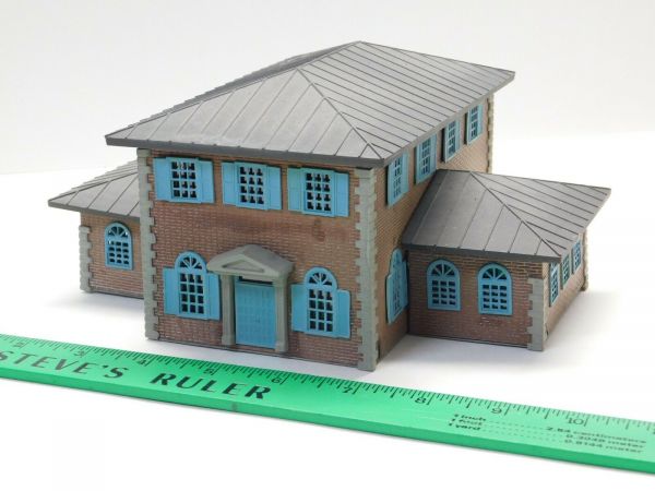 HO Scale 1/87 - (2) Story Brick Building Structure For Model Train ...
