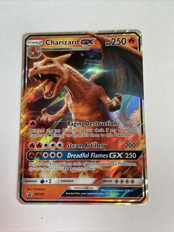 Charizard GX SM195 Ultra Rare Holo Pokemon Detective Pikachu Black Star ...