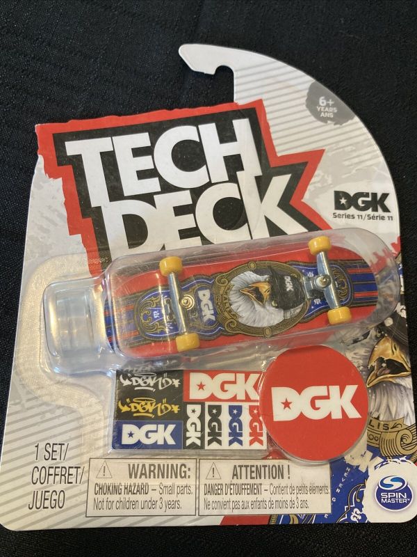 Tech Deck Rarest Board Tech Deck DGK Ultra Rare Fingerboard Series 11 Spin Master - Ships ...