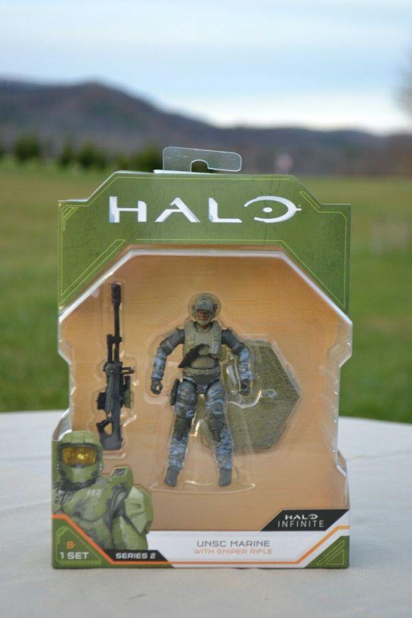 Unsc Sniper Rifle Halo Infinite Series 2 Action Figure - UNSC Marine With Sniper Rifle ...