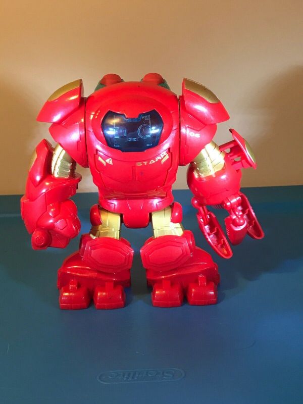 Marvel Hero Squad Iron Man Hulk Buster Armor Imaginext With Spinning ...