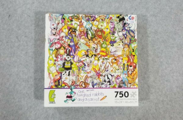 Ceaco Kevin Whitlark One Hundred Rabbits And A Carrot 750 Piece Jigsaw