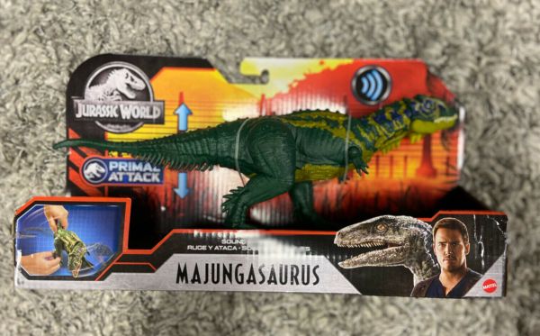 Mattel Jurassic World Primal Attack Sound Strike Majungasaurus | #68780010