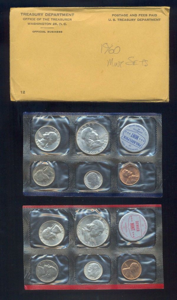 US Mint Set 1960 P And D Uncirculated 90 Silver | #69059279