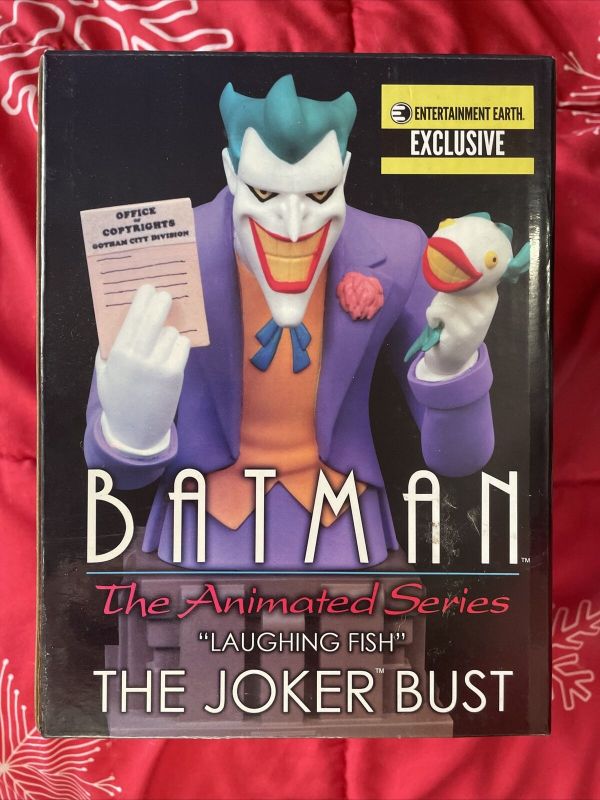 Batman Animated Laughing Fish Joker Bust Entertainment Earth Exclusive ...
