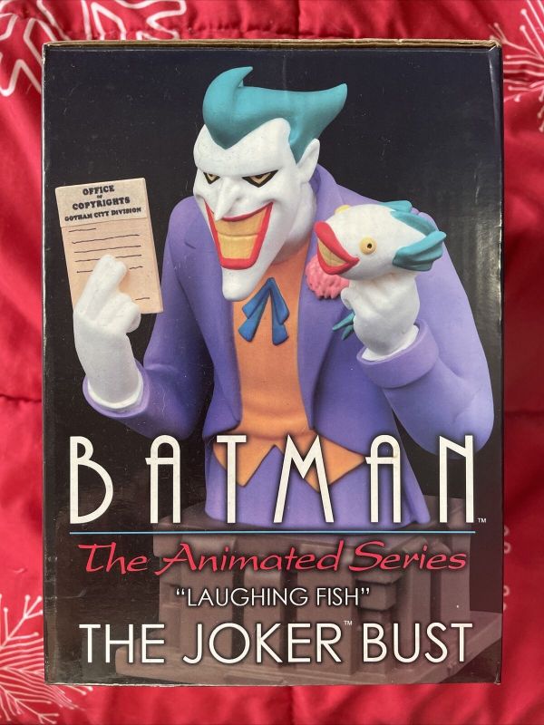 Batman Animated Laughing Fish Joker Bust Entertainment Earth Exclusive ...
