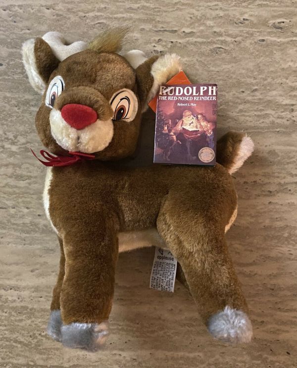 NWT Vintage Rudolph The Red Nosed Reindeer Plush Applause 10” | #69207155