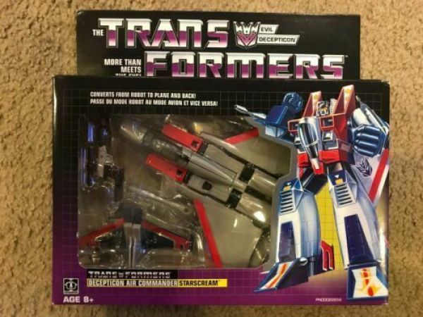 USA TRANSFORMERS G1 Reissue STARSCREAM Decepticon Jet 2018 Hasbro ...
