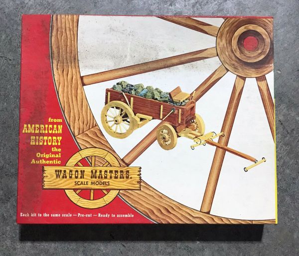 VTG 70’s CRAFT MASTER SCALE WOOD MODEL KIT OREGON WAGON OF THE OLD WEST ...